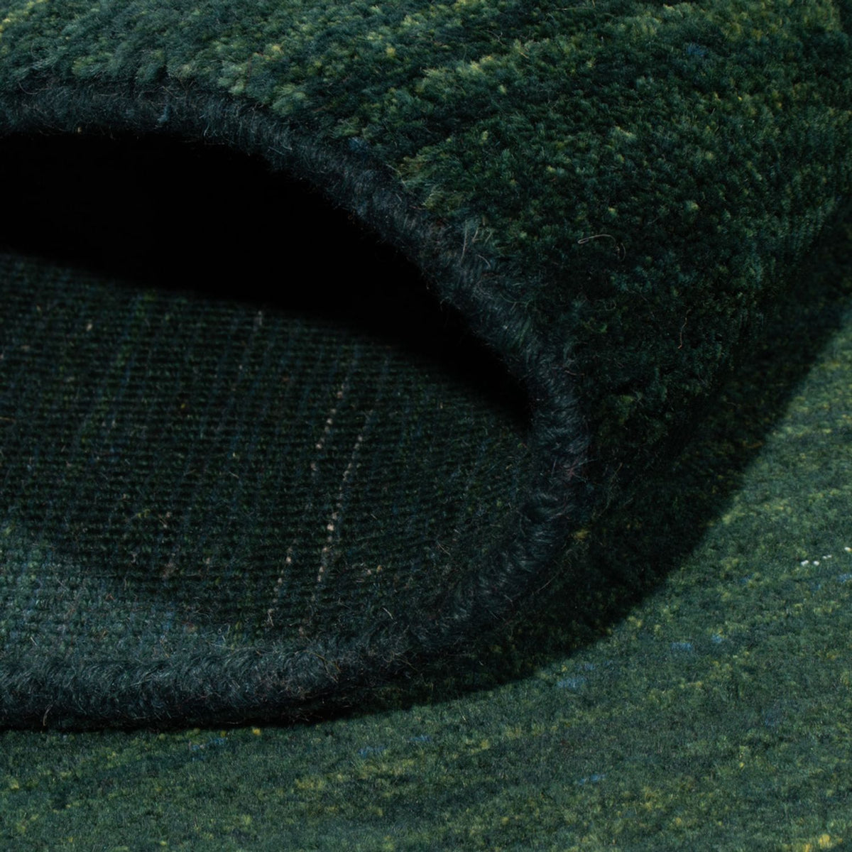 Tappeto Gabbeh - Persero - 157 x 109 cm - verde scuro