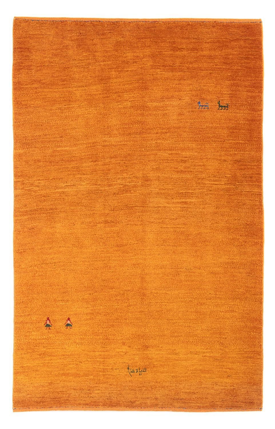 Tappeto Gabbeh - Persero - 167 x 113 cm - arancione