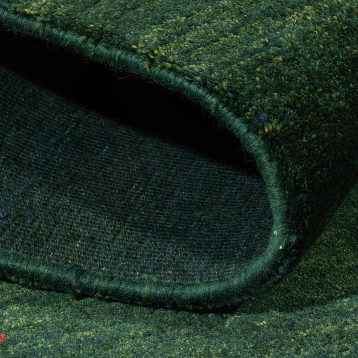 Tappeto Gabbeh - Persero - 183 x 115 cm - verde scuro