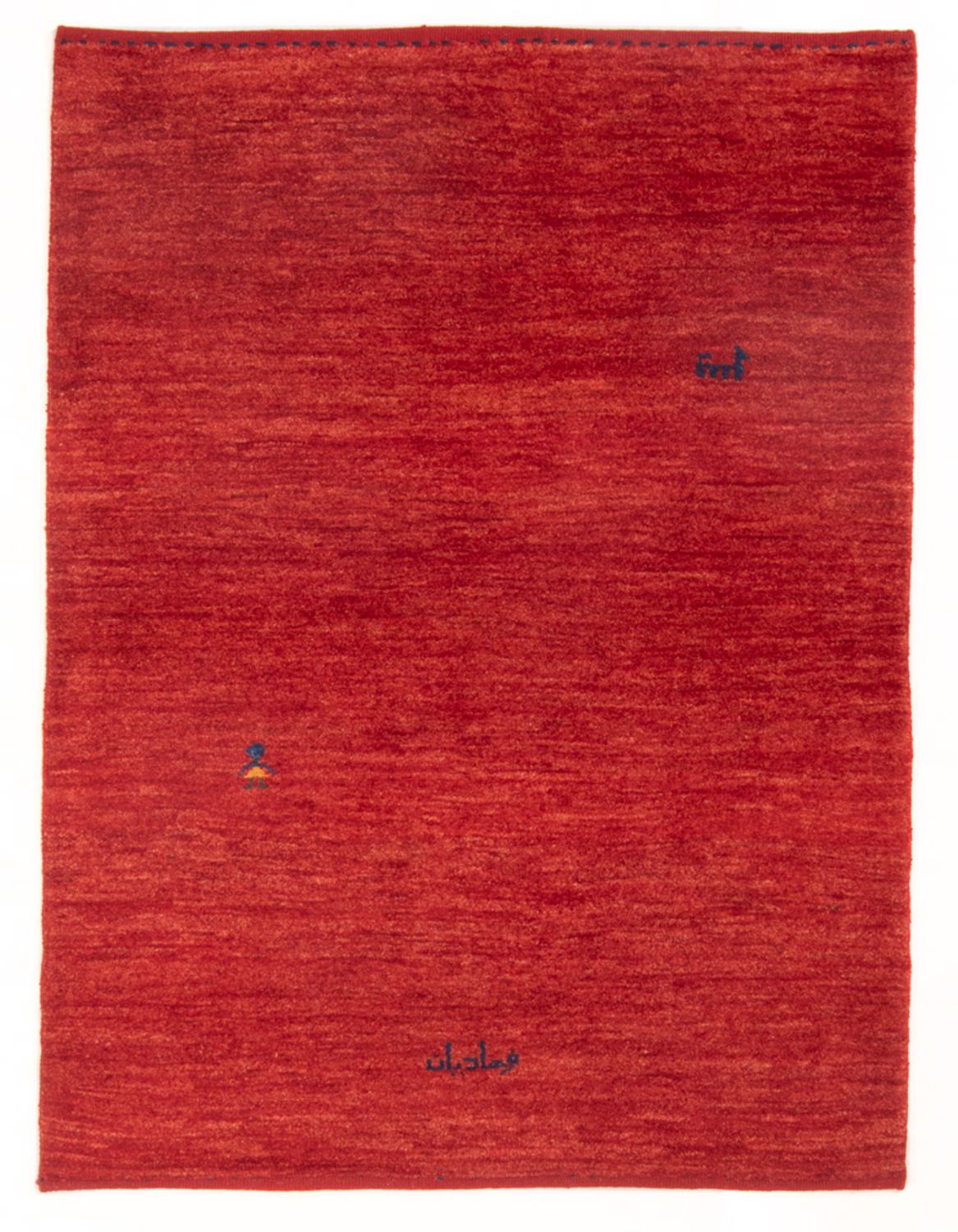 Tappeto Gabbeh - Persero - 145 x 100 cm - rosso