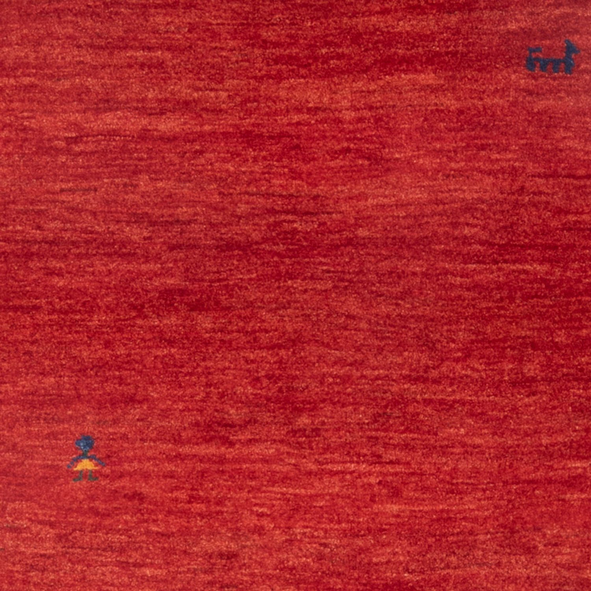 Tappeto Gabbeh - Persero - 145 x 100 cm - rosso