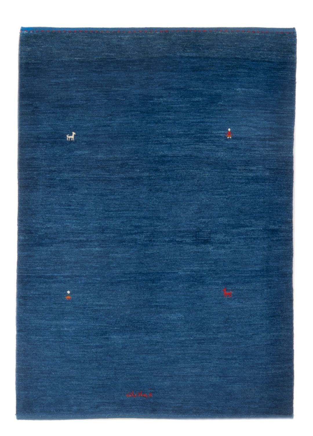 Tappeto Gabbeh - Persero - 160 x 107 cm - blu scuro