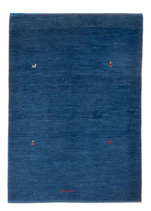 Tappeto Gabbeh - Persero - 160 x 107 cm - blu scuro