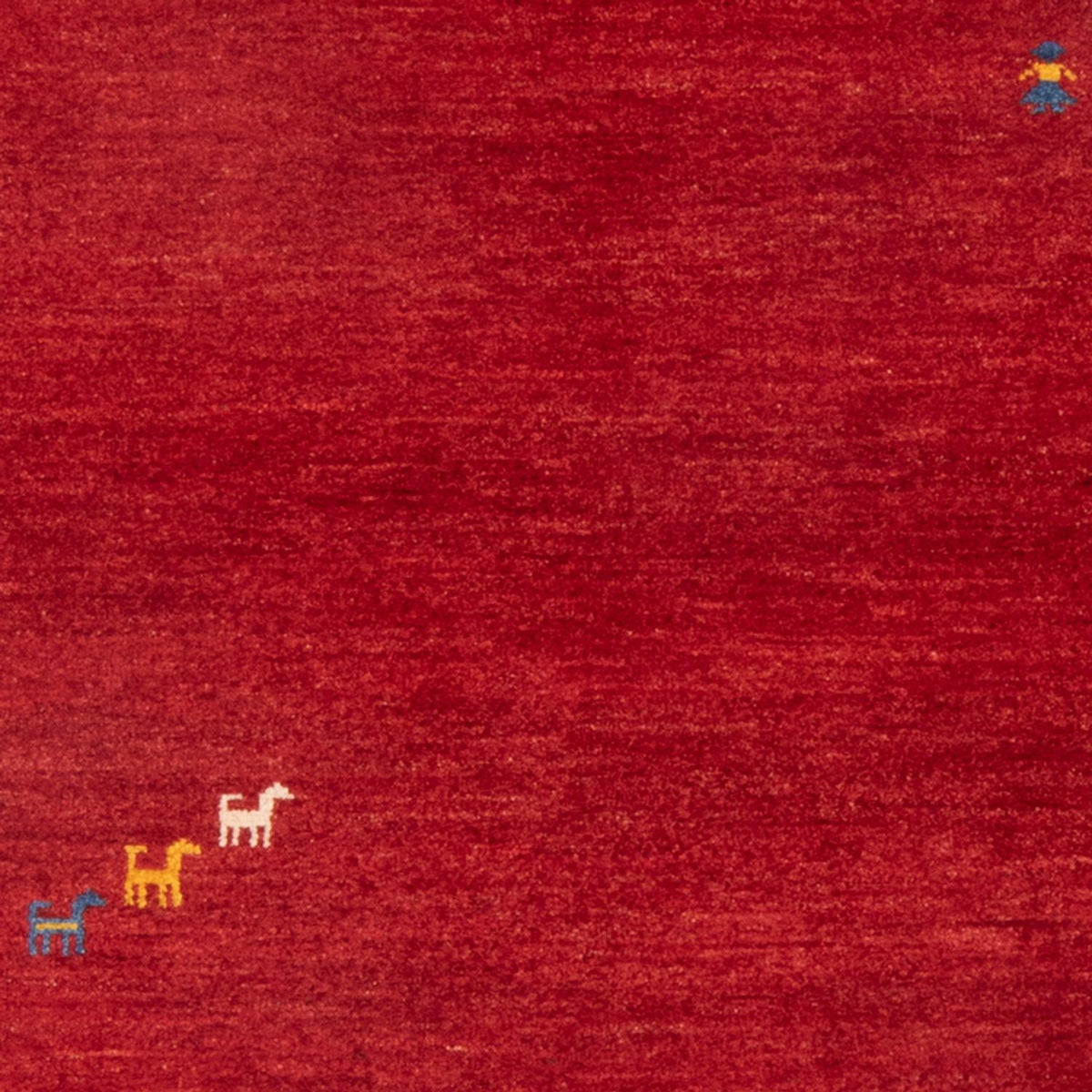 Tappeto Gabbeh - Persero - 145 x 103 cm - rosso