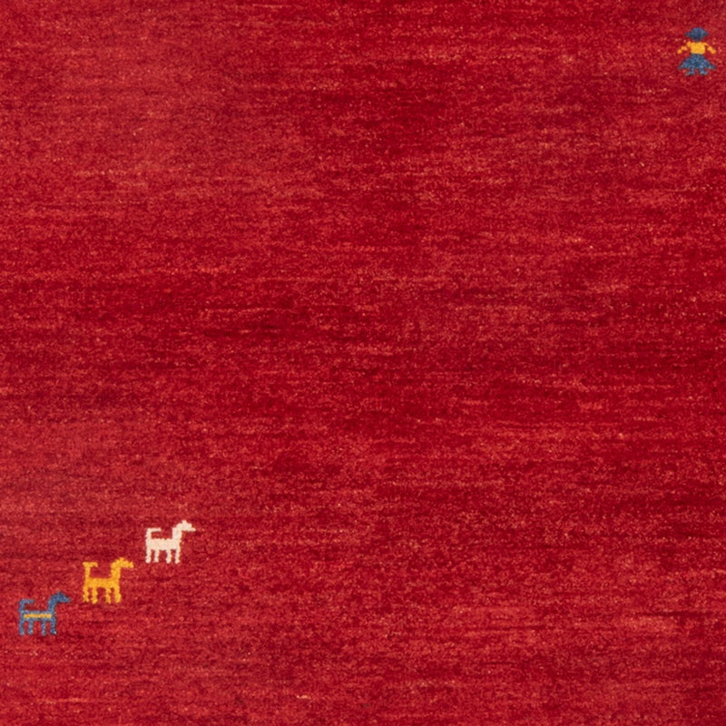 Tappeto Gabbeh - Persero - 145 x 103 cm - rosso