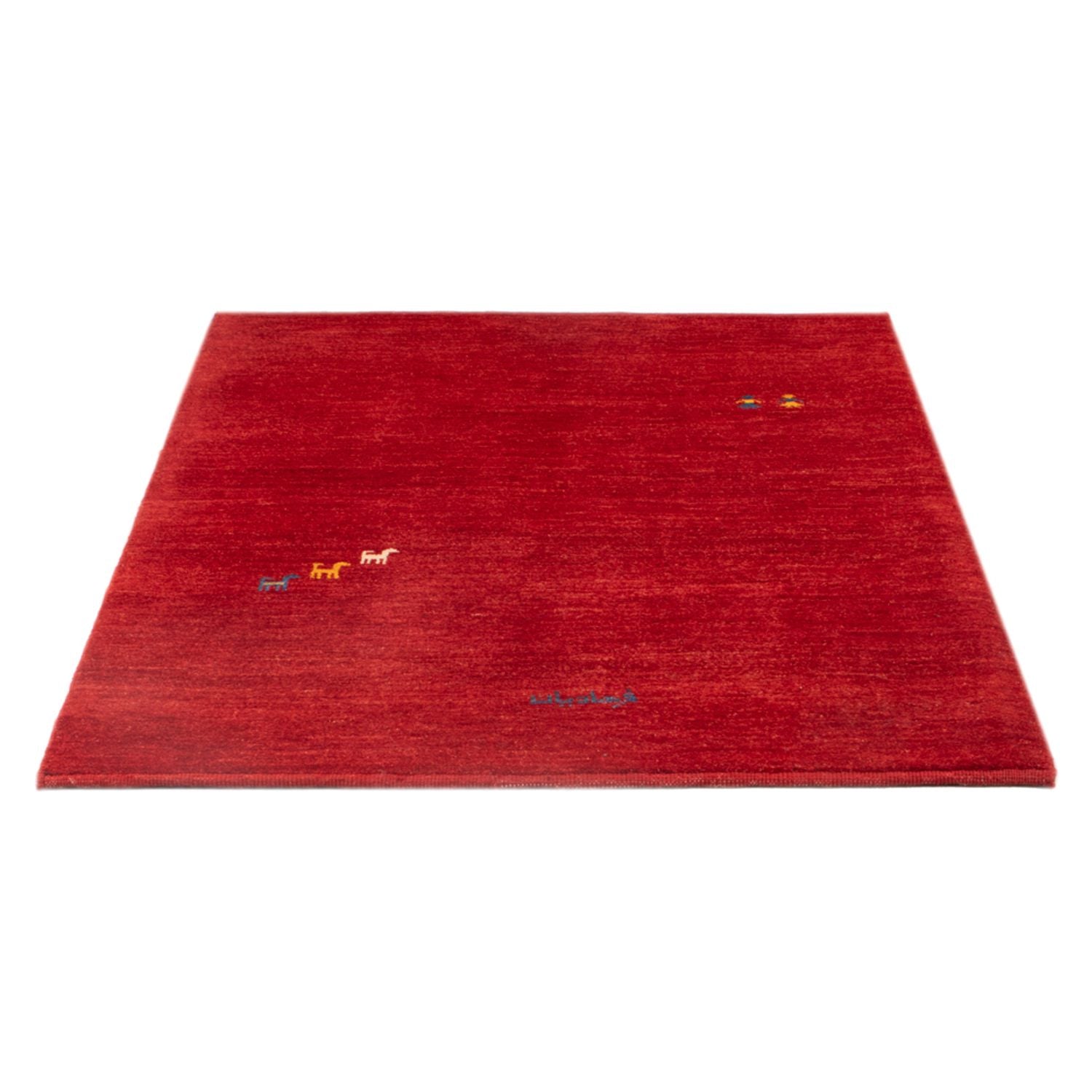 Tappeto Gabbeh - Persero - 145 x 103 cm - rosso