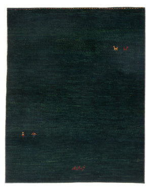 Tappeto Gabbeh - Persero - 148 x 104 cm - verde scuro