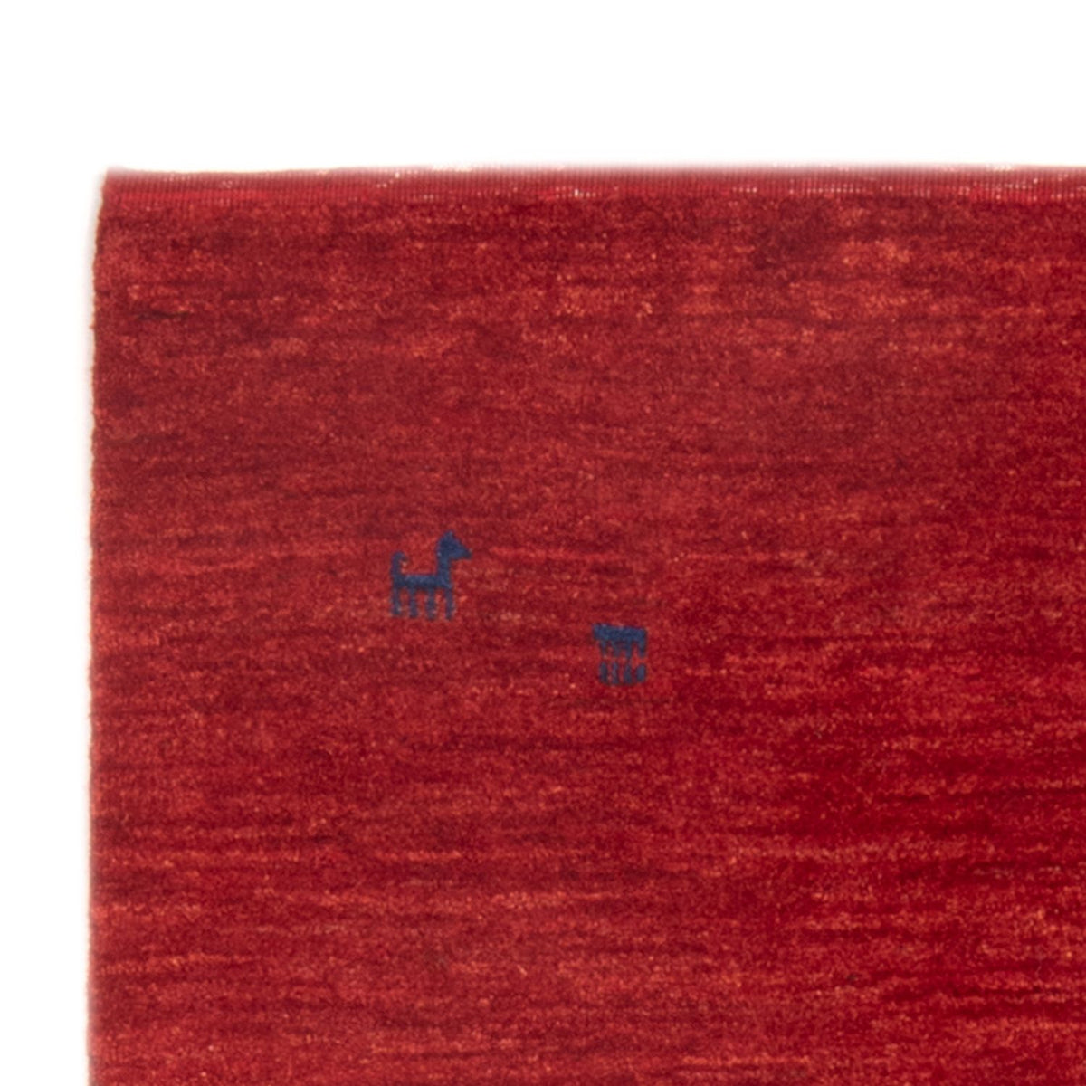Tappeto Gabbeh - Persero - 130 x 100 cm - rosso