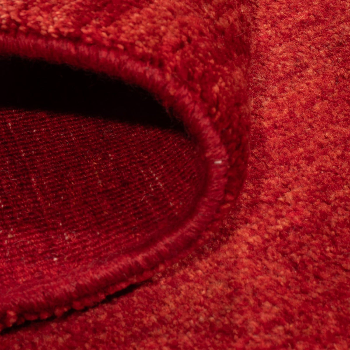 Tappeto Gabbeh - Persero - 130 x 100 cm - rosso