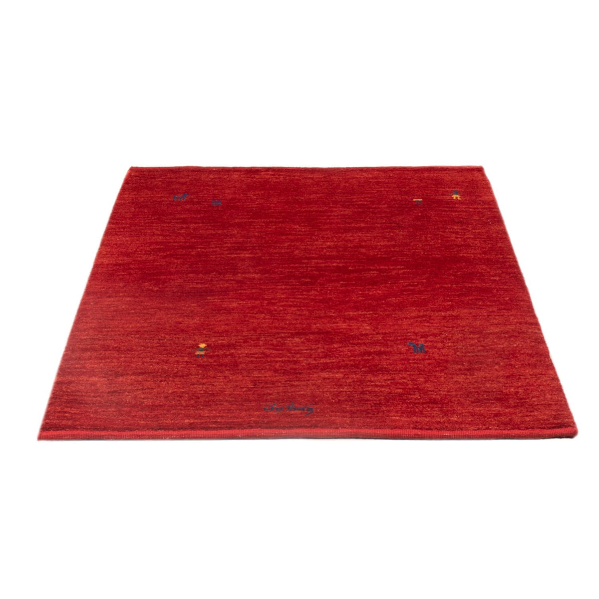 Tappeto Gabbeh - Persero - 130 x 100 cm - rosso