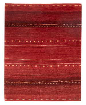 Tappeto Gabbeh - Persero - 140 x 102 cm - rosso scuro