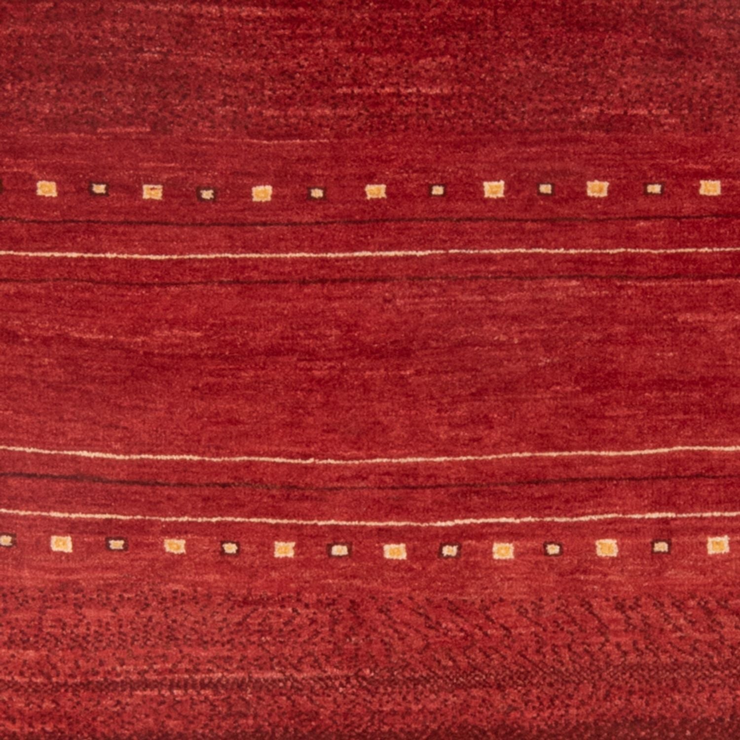 Tappeto Gabbeh - Persero - 140 x 102 cm - rosso scuro