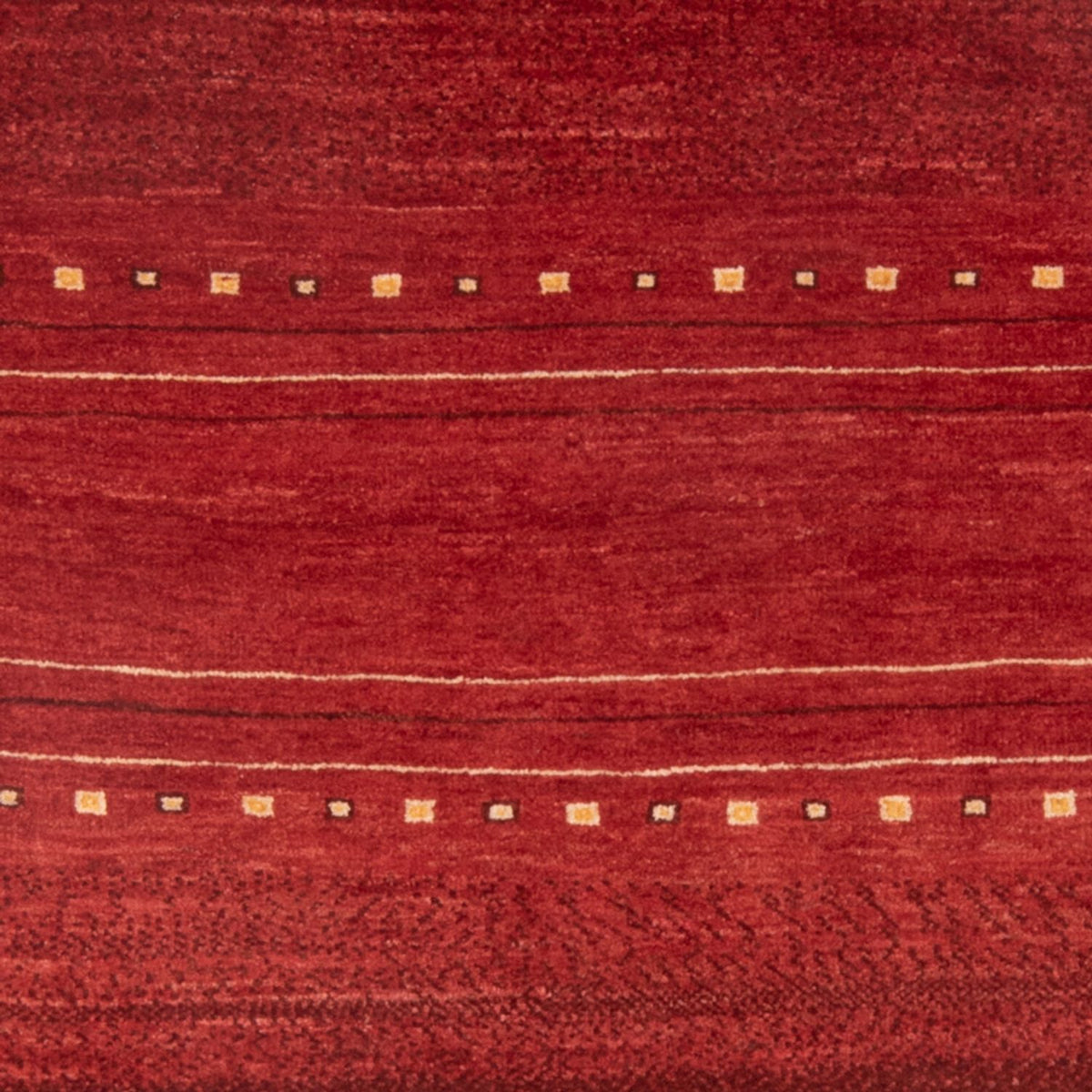 Tappeto Gabbeh - Persero - 140 x 102 cm - rosso scuro