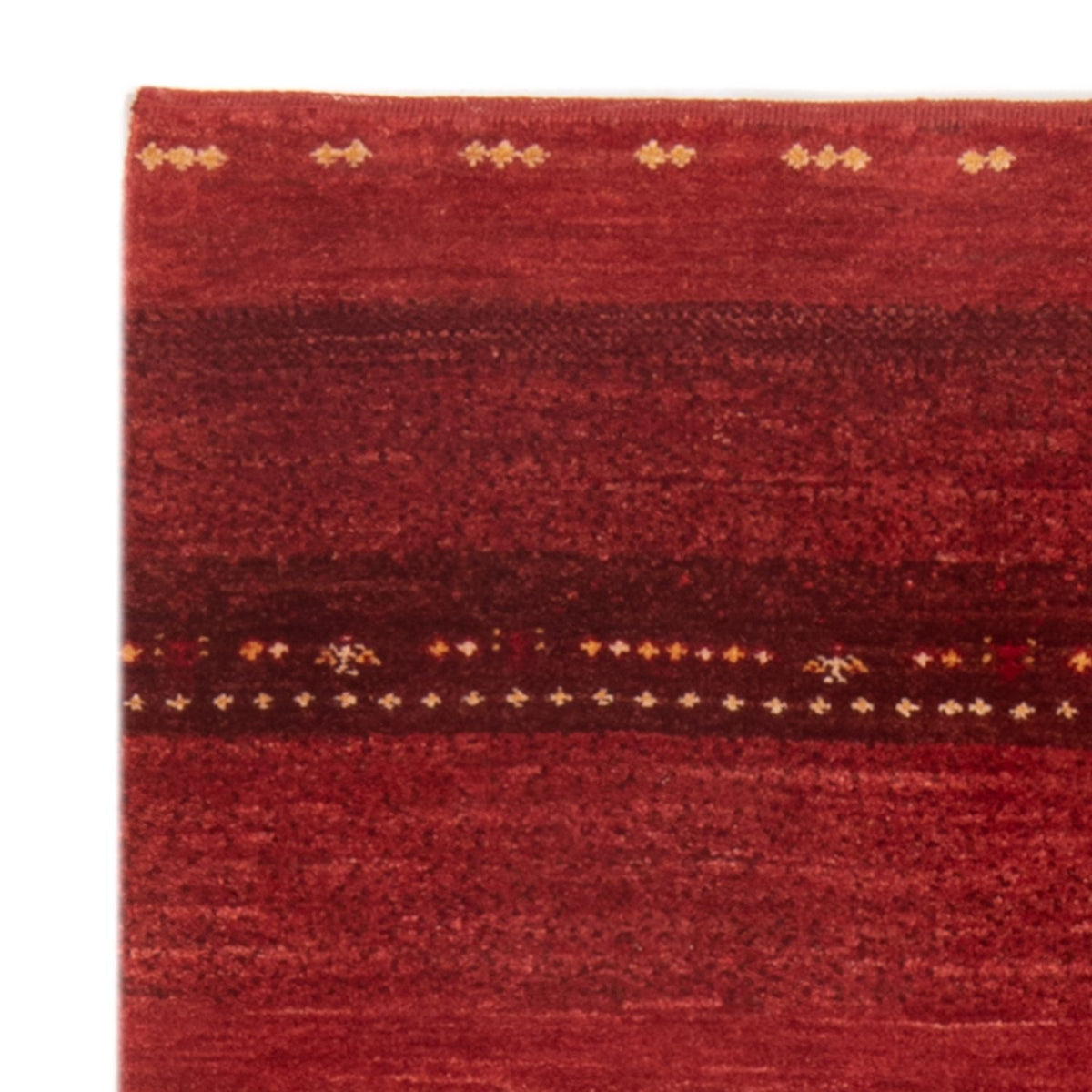 Tappeto Gabbeh - Persero - 140 x 102 cm - rosso scuro