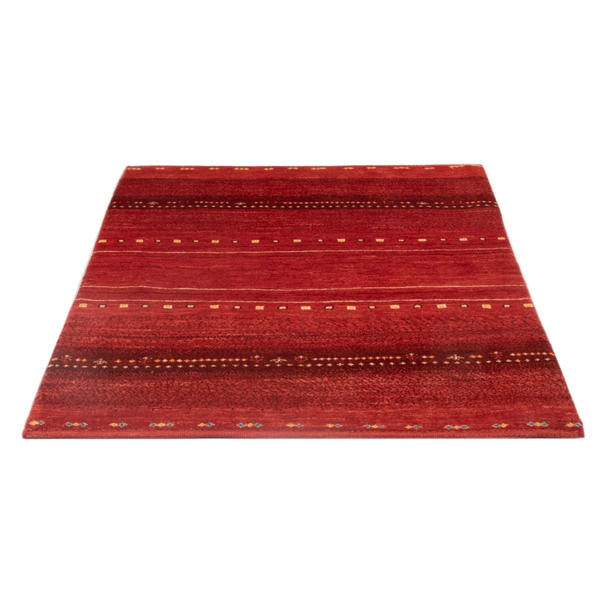 Tappeto Gabbeh - Persero - 140 x 102 cm - rosso scuro