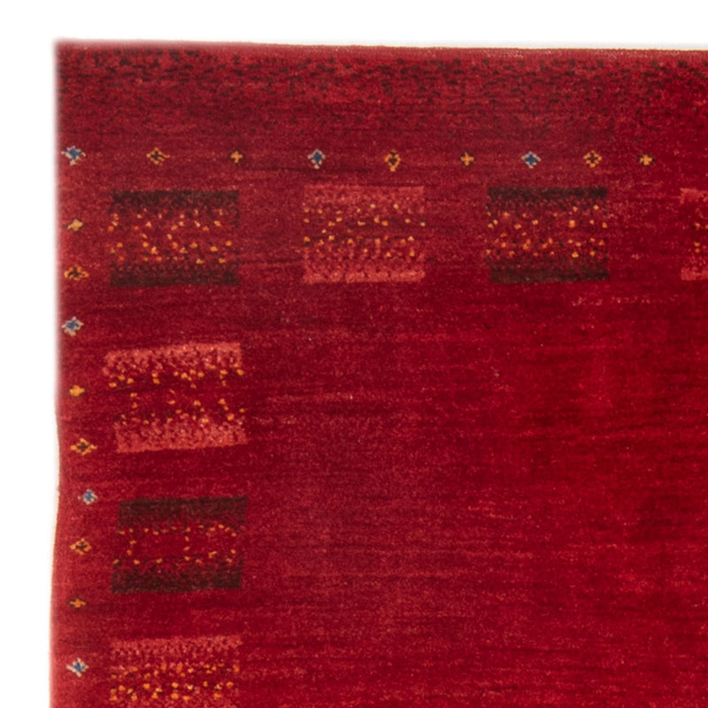 Tappeto Gabbeh - Persero - 144 x 104 cm - rosso scuro