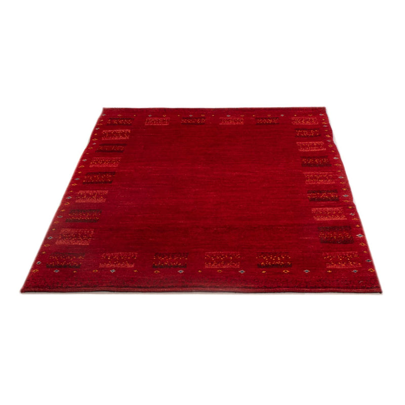 Tappeto Gabbeh - Persero - 144 x 104 cm - rosso scuro