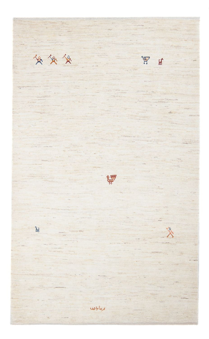 Tappeto Gabbeh - Persero - 189 x 122 cm - beige