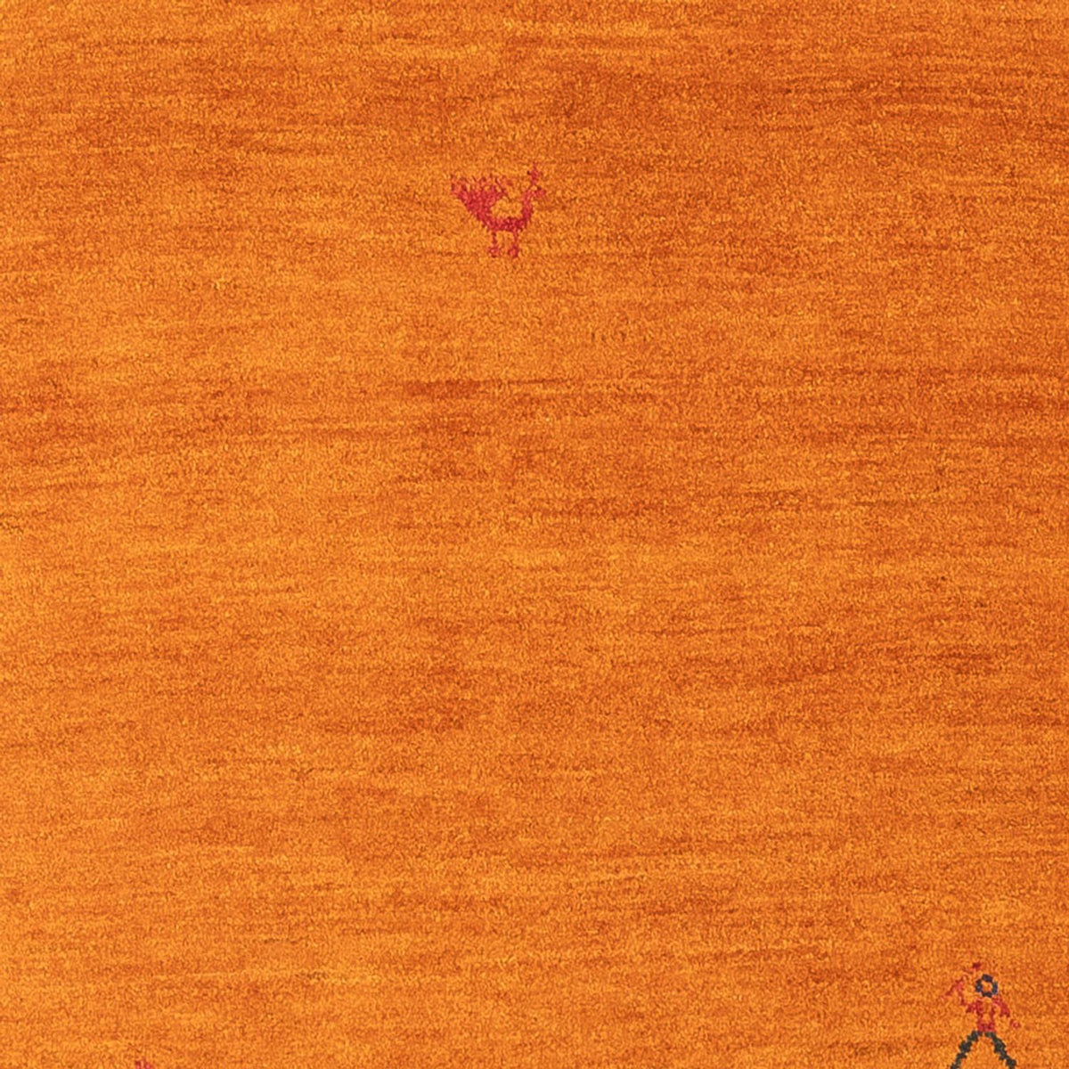 Tappeto Gabbeh - Persero - 176 x 116 cm - arancione