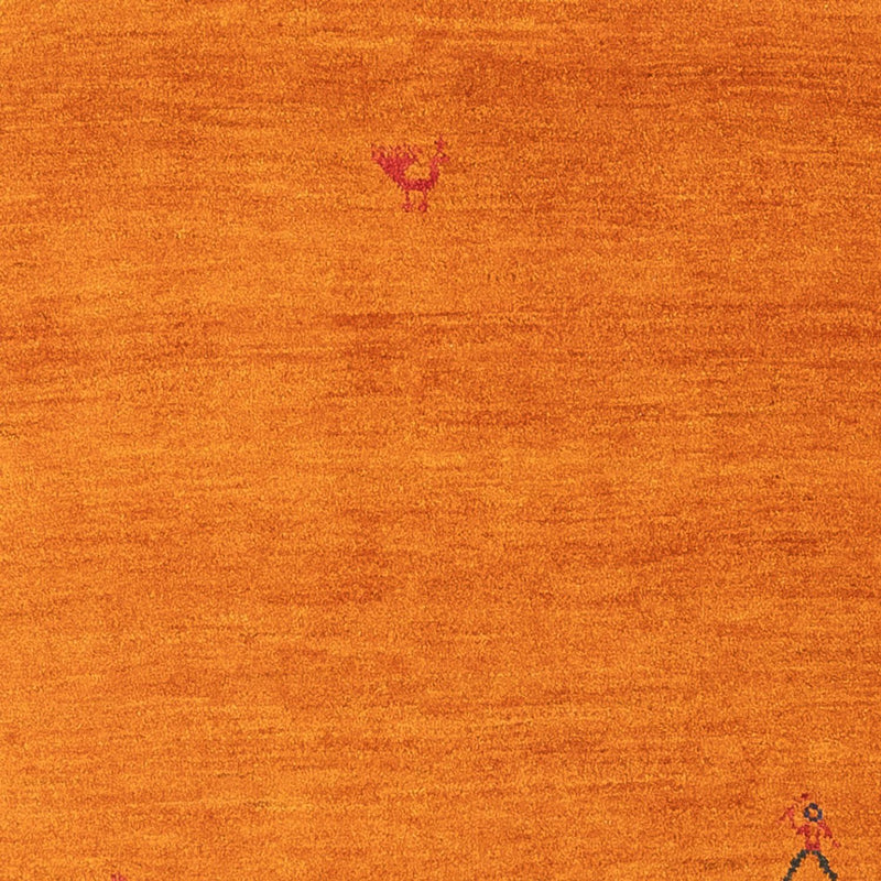 Tappeto Gabbeh - Persero - 176 x 116 cm - arancione