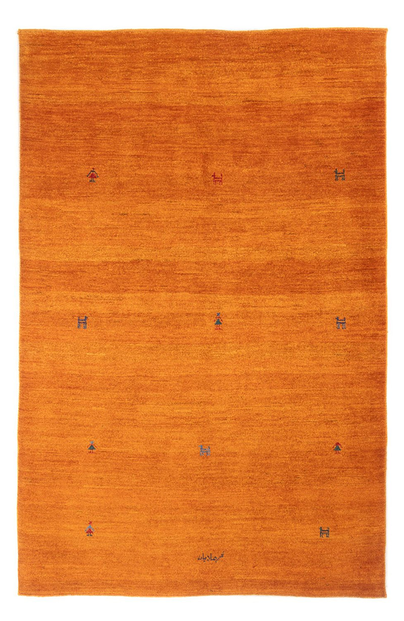 Tappeto Gabbeh - Persero - 187 x 123 cm - arancione