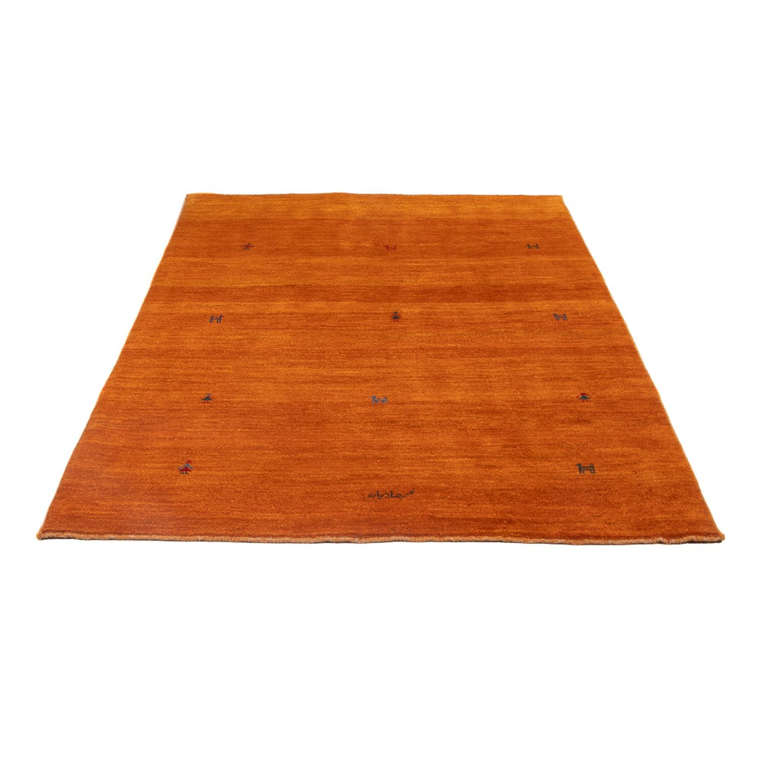 Tappeto Gabbeh - Persero - 187 x 123 cm - arancione