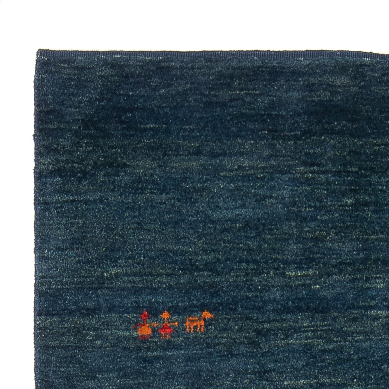 Tappeto Gabbeh - Persero - 193 x 119 cm - blu scuro