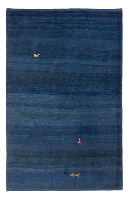 Tappeto Gabbeh - Persero - 172 x 117 cm - blu scuro