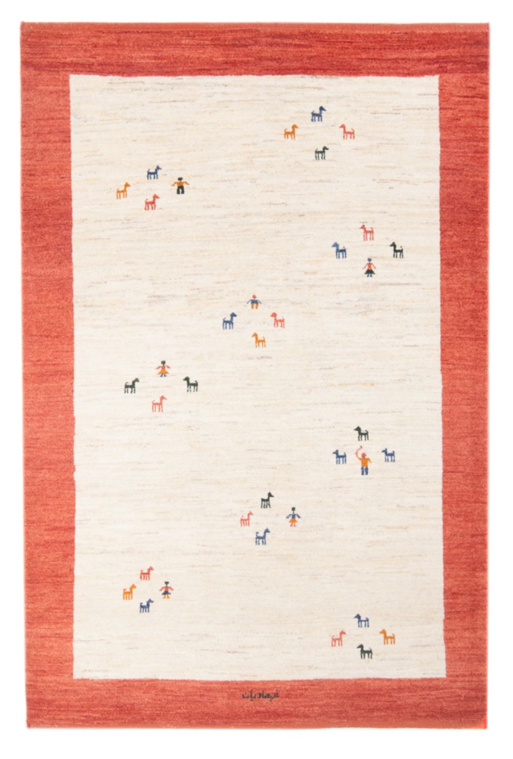 Tappeto Gabbeh - Persero - 177 x 120 cm - multicolore