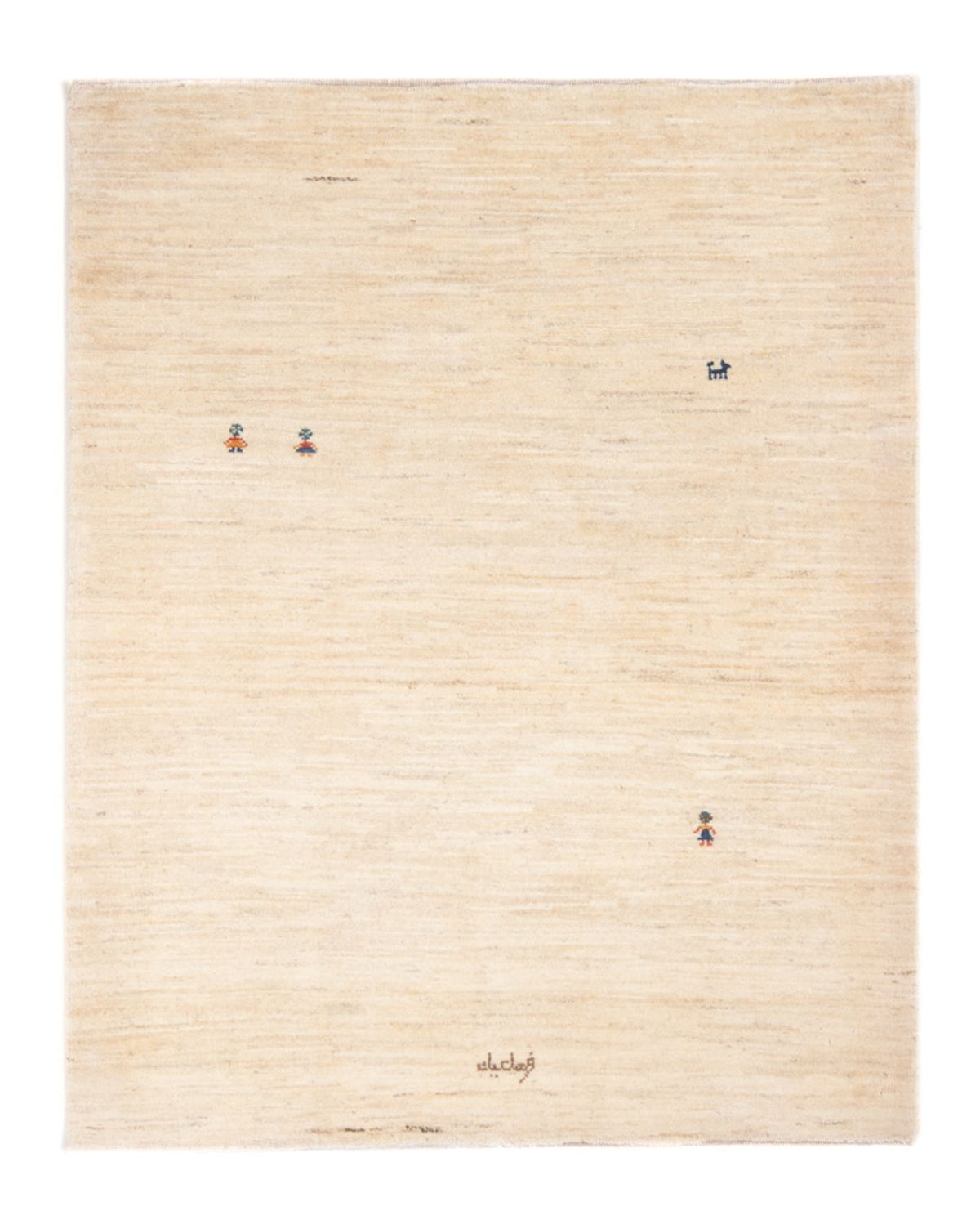 Tappeto Gabbeh - Persero - 150 x 109 cm - beige chiaro