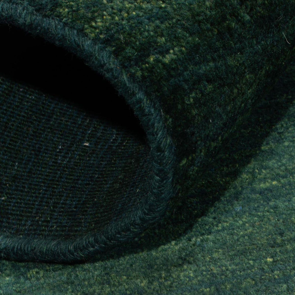 Tappeto Gabbeh - Persero - 146 x 98 cm - verde scuro