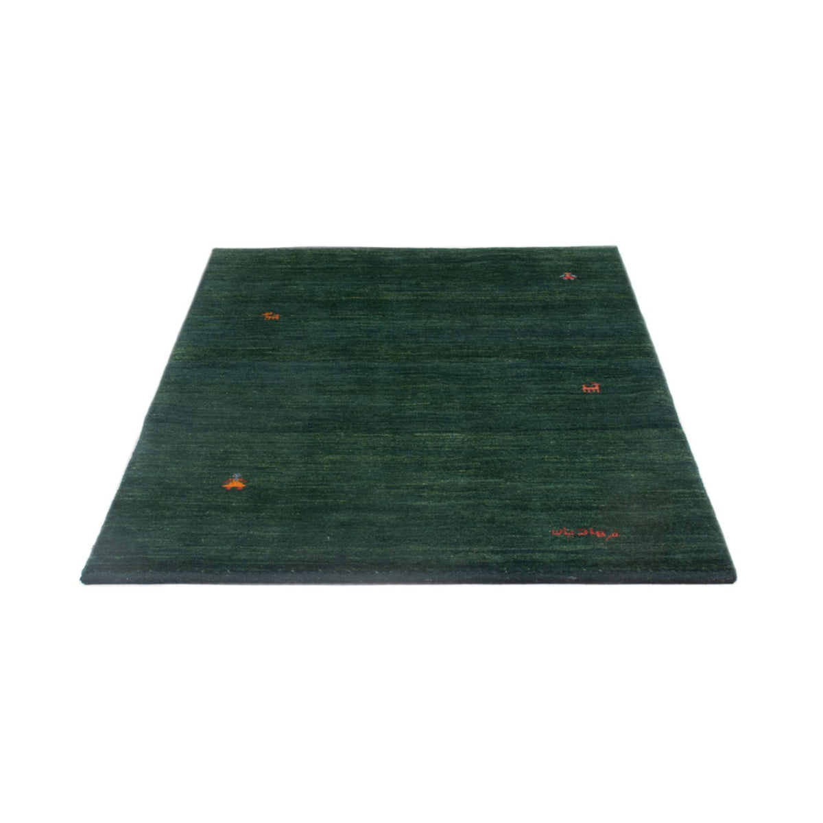 Tappeto Gabbeh - Persero - 146 x 98 cm - verde scuro