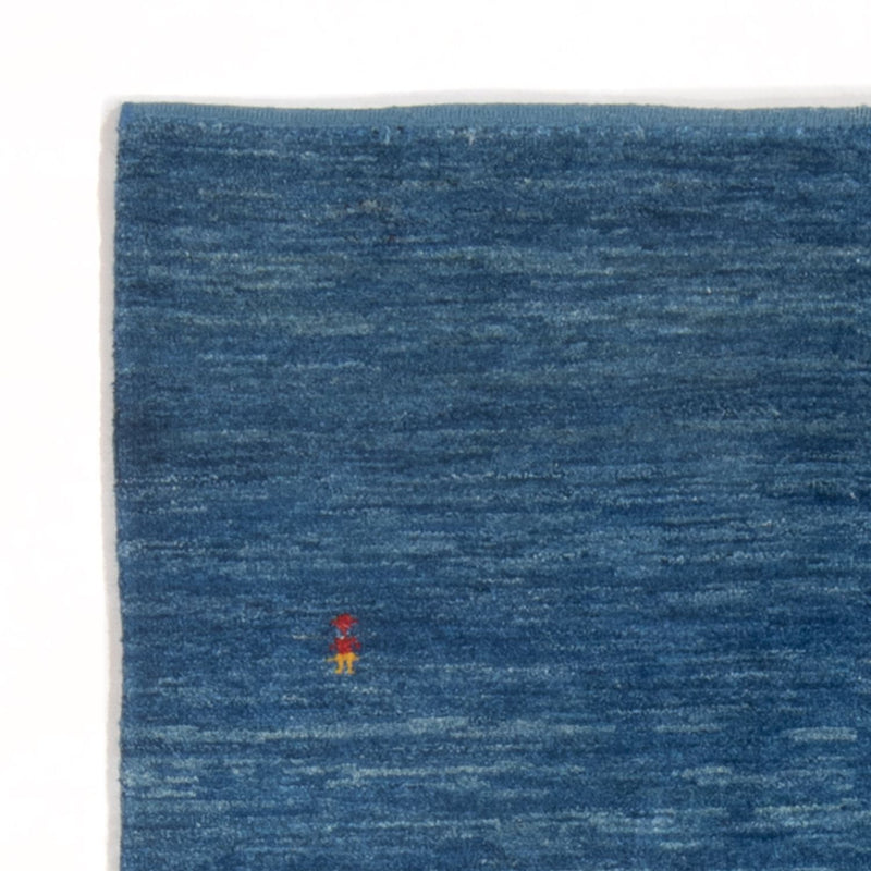 Tappeto Gabbeh - Persero - 144 x 96 cm - blu mare