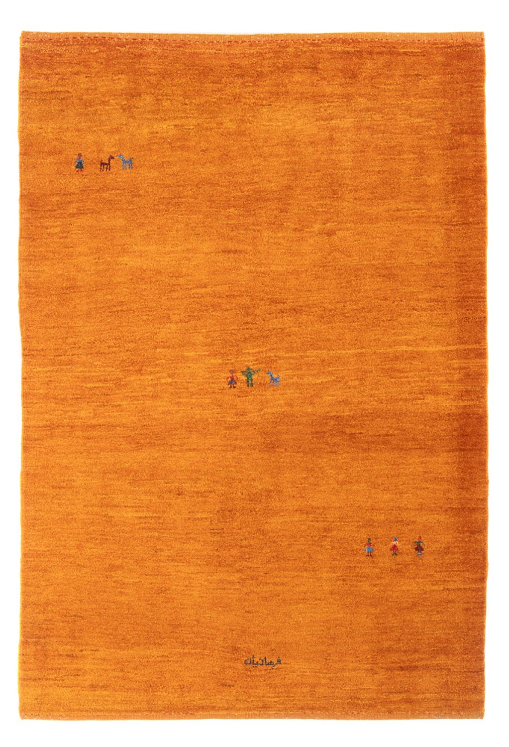 Tappeto Gabbeh - Persero - 178 x 123 cm - arancione