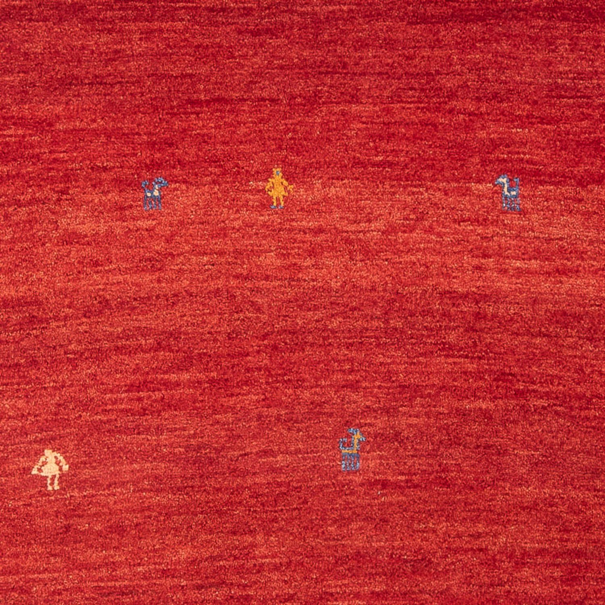 Tappeto Gabbeh - Persero - 189 x 123 cm - rosso