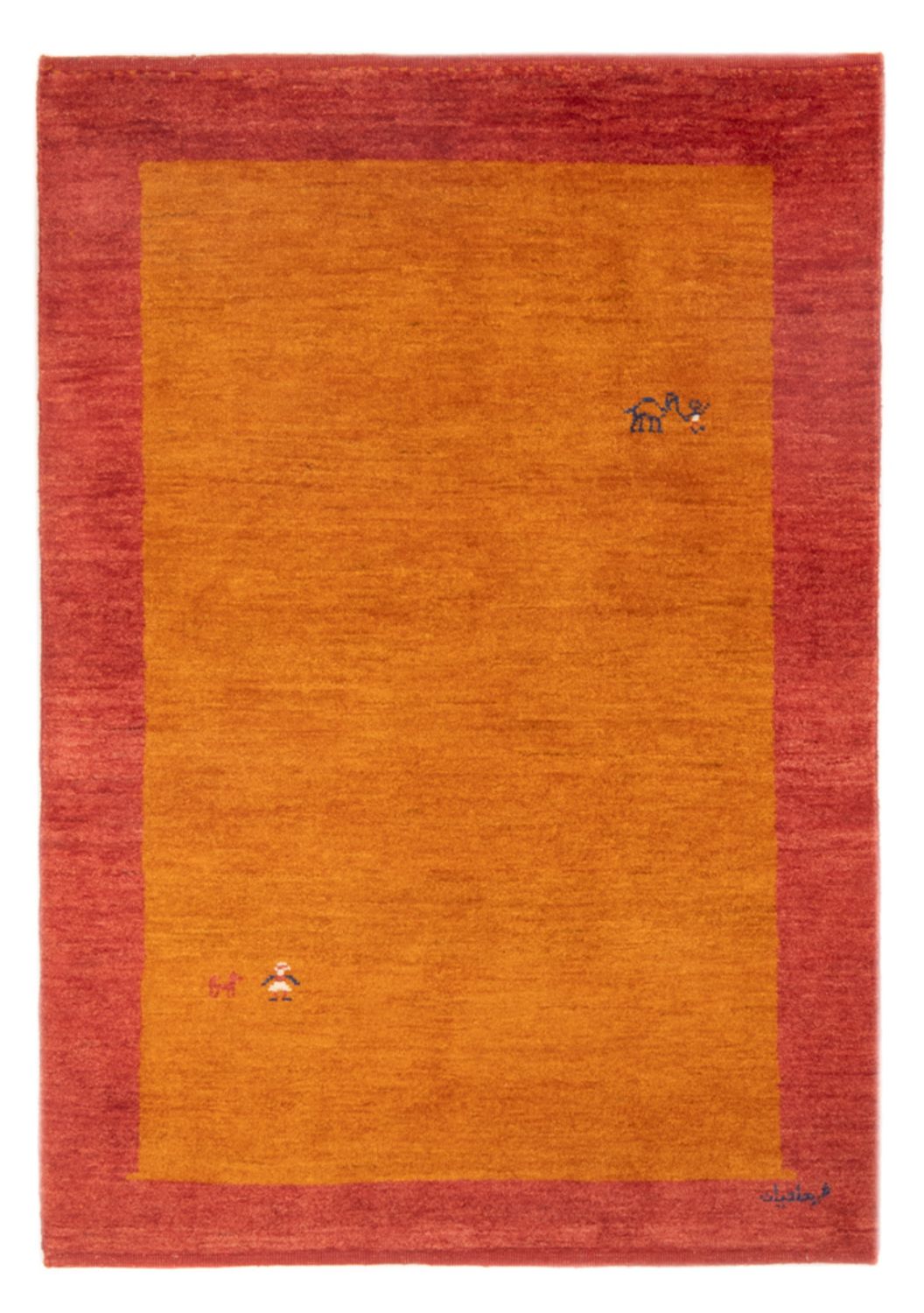 Tappeto Gabbeh - Persero - 156 x 101 cm - multicolore