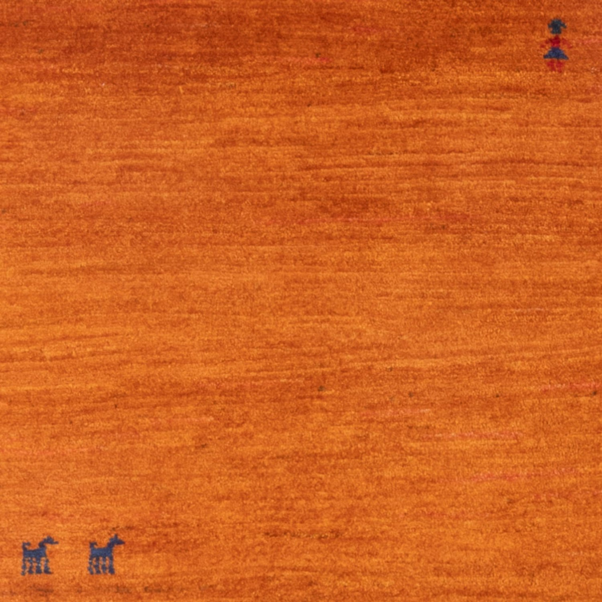 Tappeto Gabbeh - Persero - 147 x 104 cm - arancione