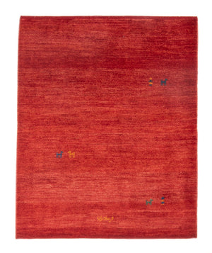 Tappeto Gabbeh - Persero - 140 x 104 cm - rosso