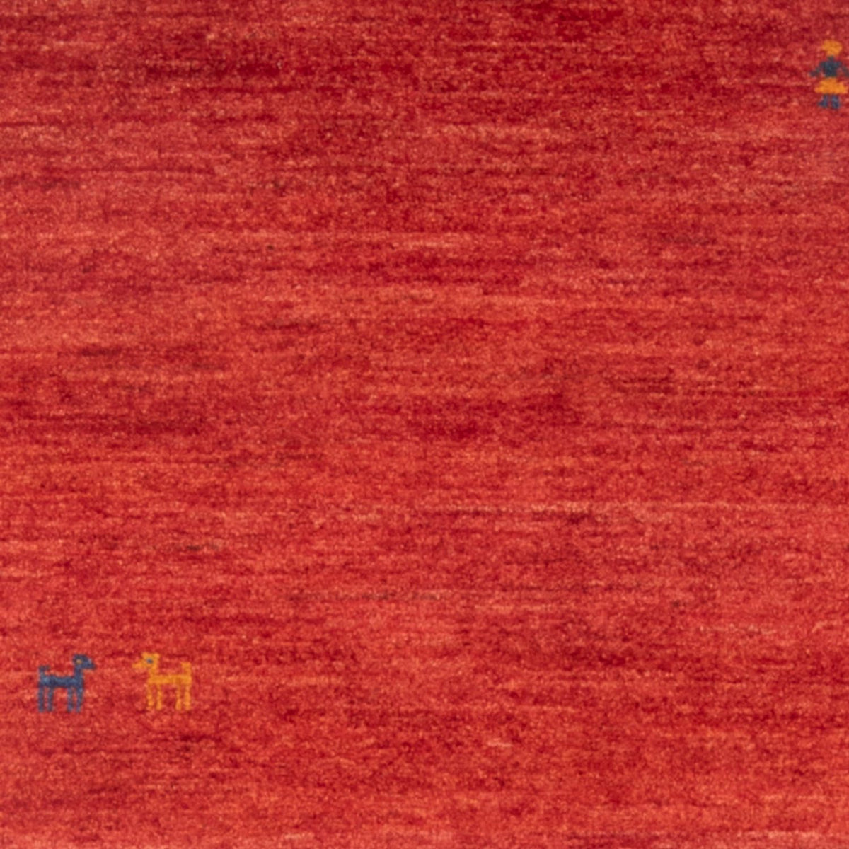 Tappeto Gabbeh - Persero - 140 x 104 cm - rosso