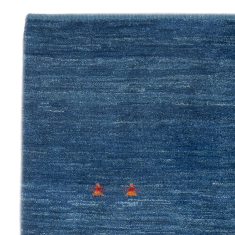 Tappeto Gabbeh - Persero - 147 x 102 cm - blu mare