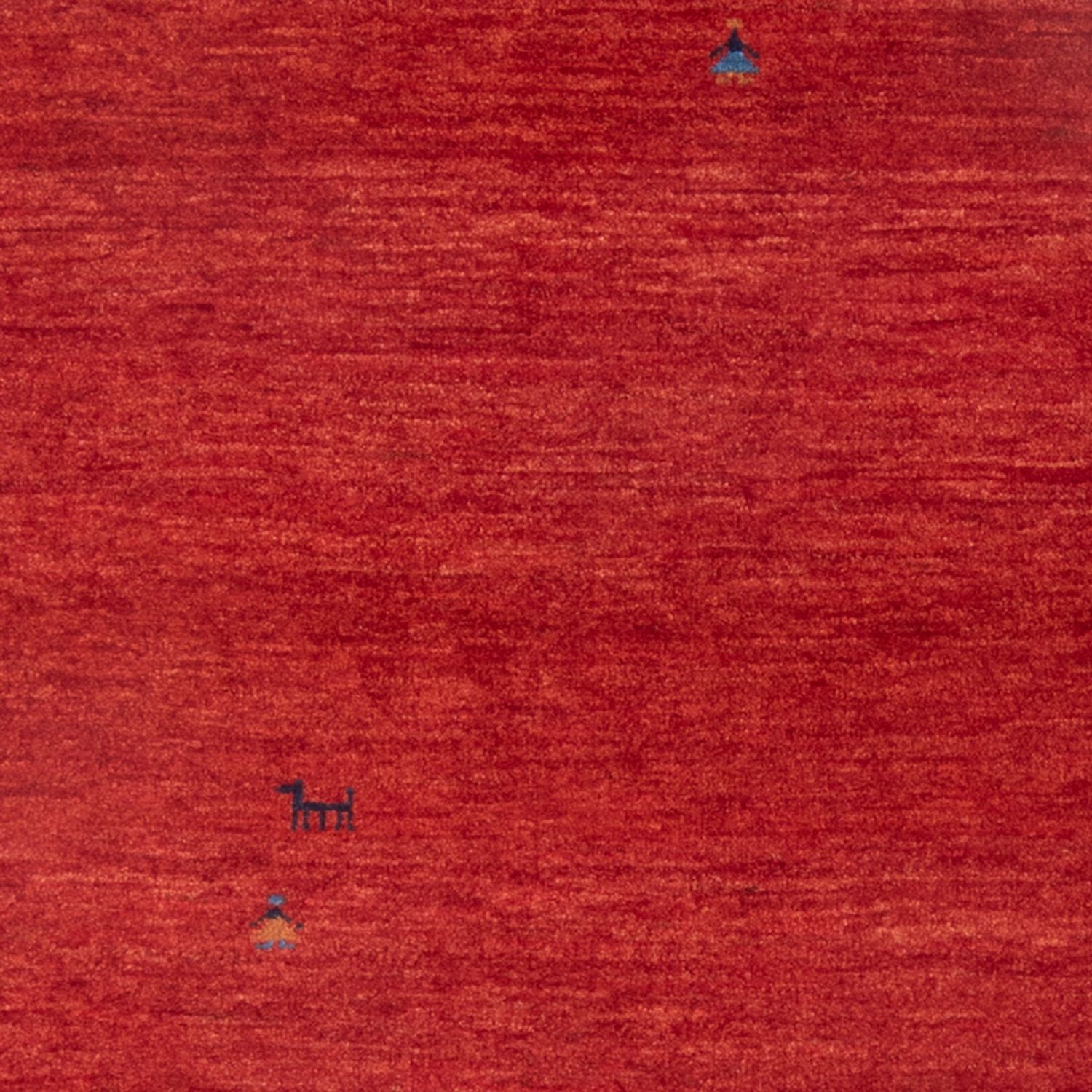 Tappeto Gabbeh - Persero - 147 x 100 cm - rosso
