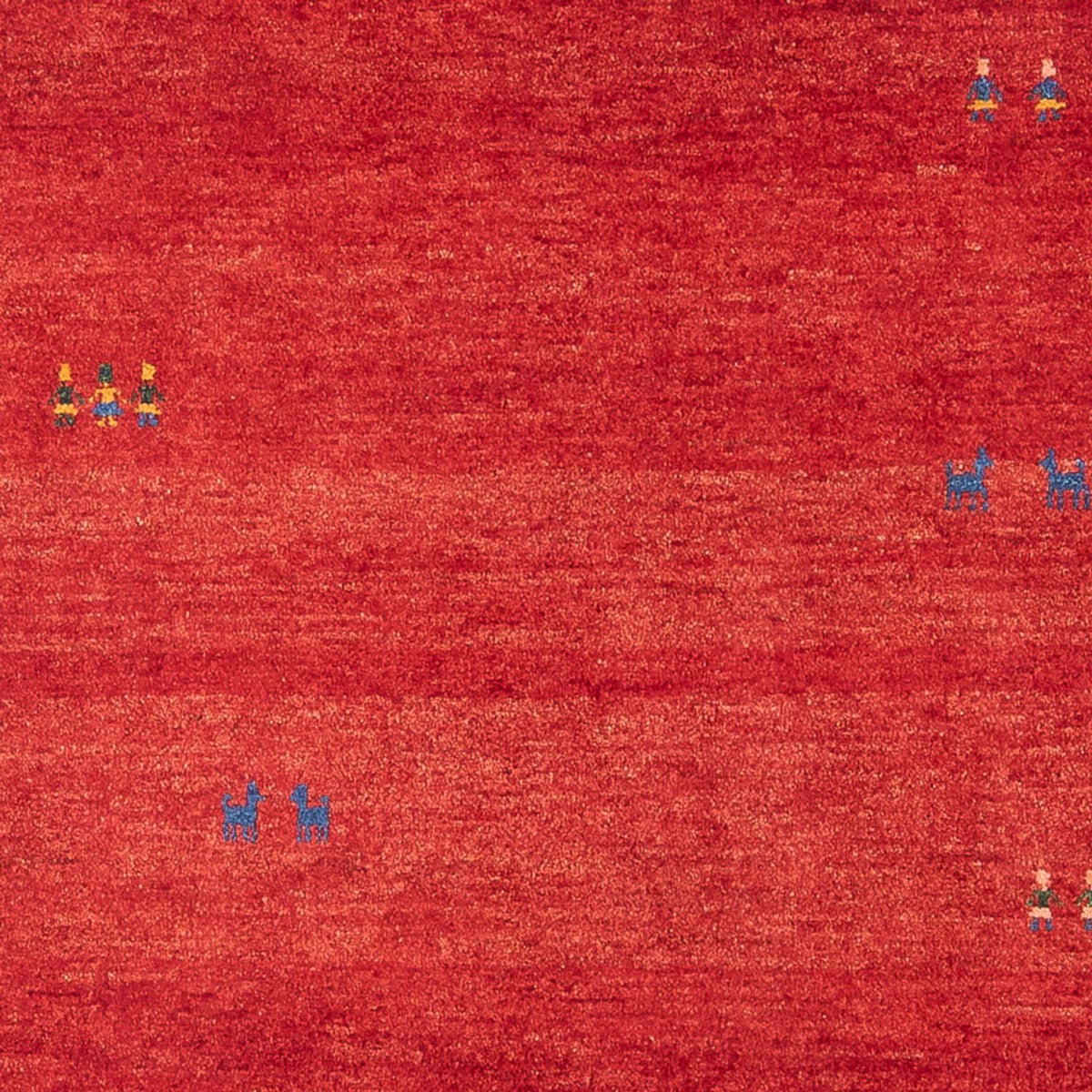 Tappeto Gabbeh - Persero - 183 x 123 cm - rosso
