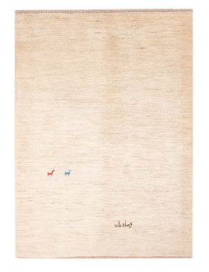 Tappeto Gabbeh - Persero - 158 x 108 cm - beige chiaro