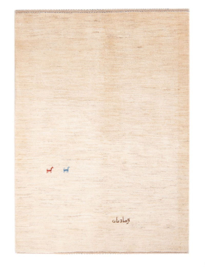 Tappeto Gabbeh - Persero - 158 x 108 cm - beige chiaro