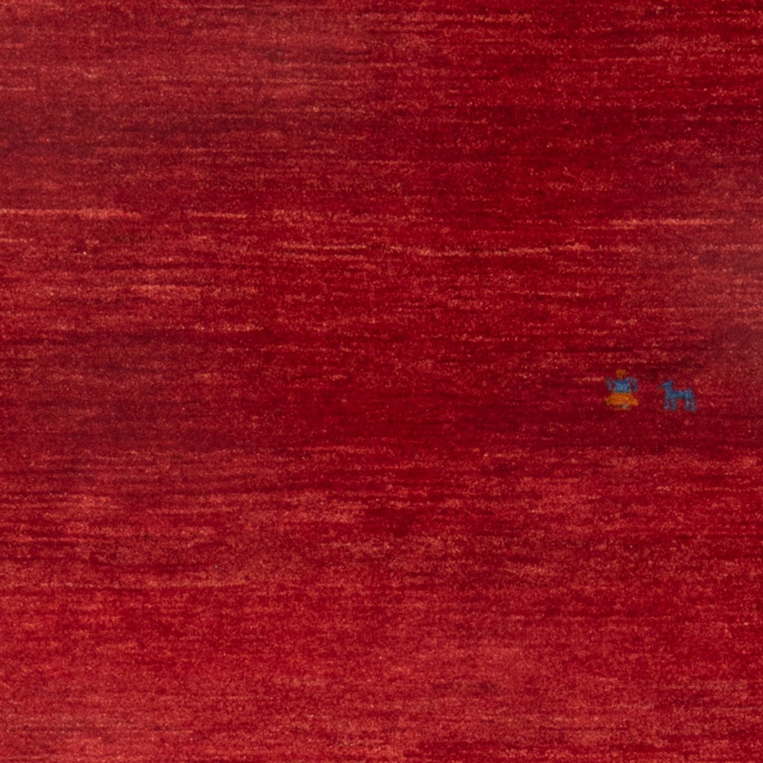 Tappeto Gabbeh - Persero - 147 x 101 cm - rosso scuro