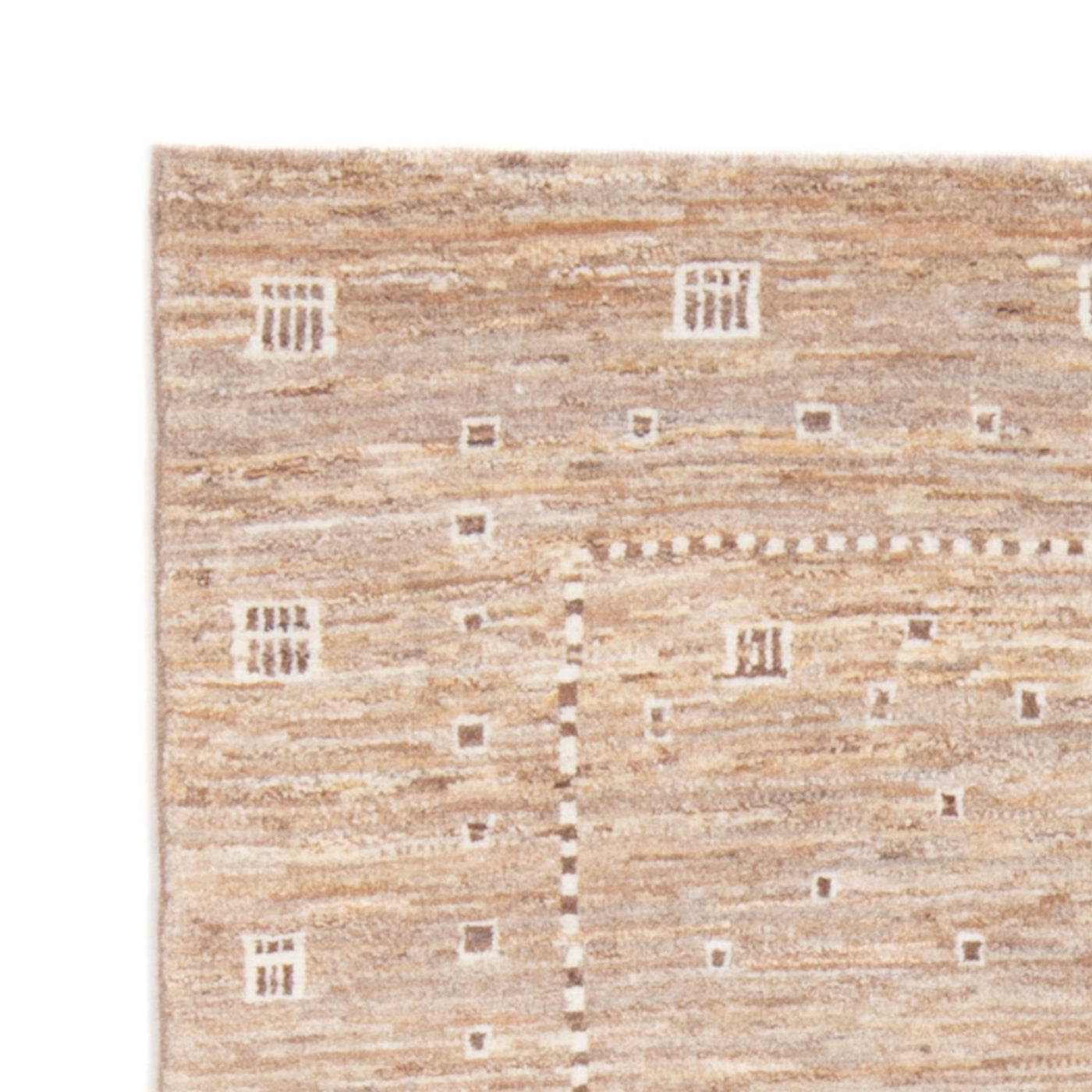 Tappeto Gabbeh - Persero - 144 x 100 cm - marrone chiaro