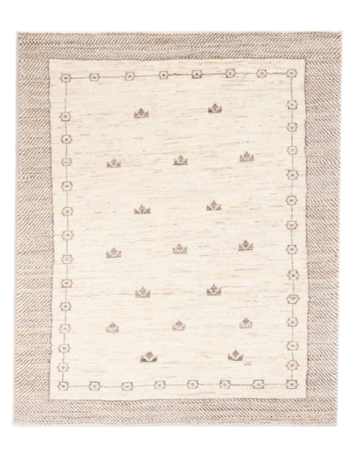 Tappeto Gabbeh - Persero - 145 x 96 cm - beige chiaro