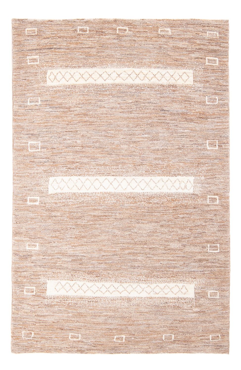 Tappeto Gabbeh - Persero - 171 x 116 cm - beige scuro