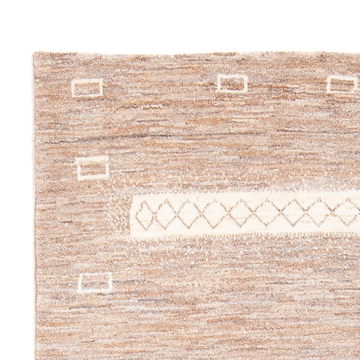 Tappeto Gabbeh - Persero - 171 x 116 cm - beige scuro