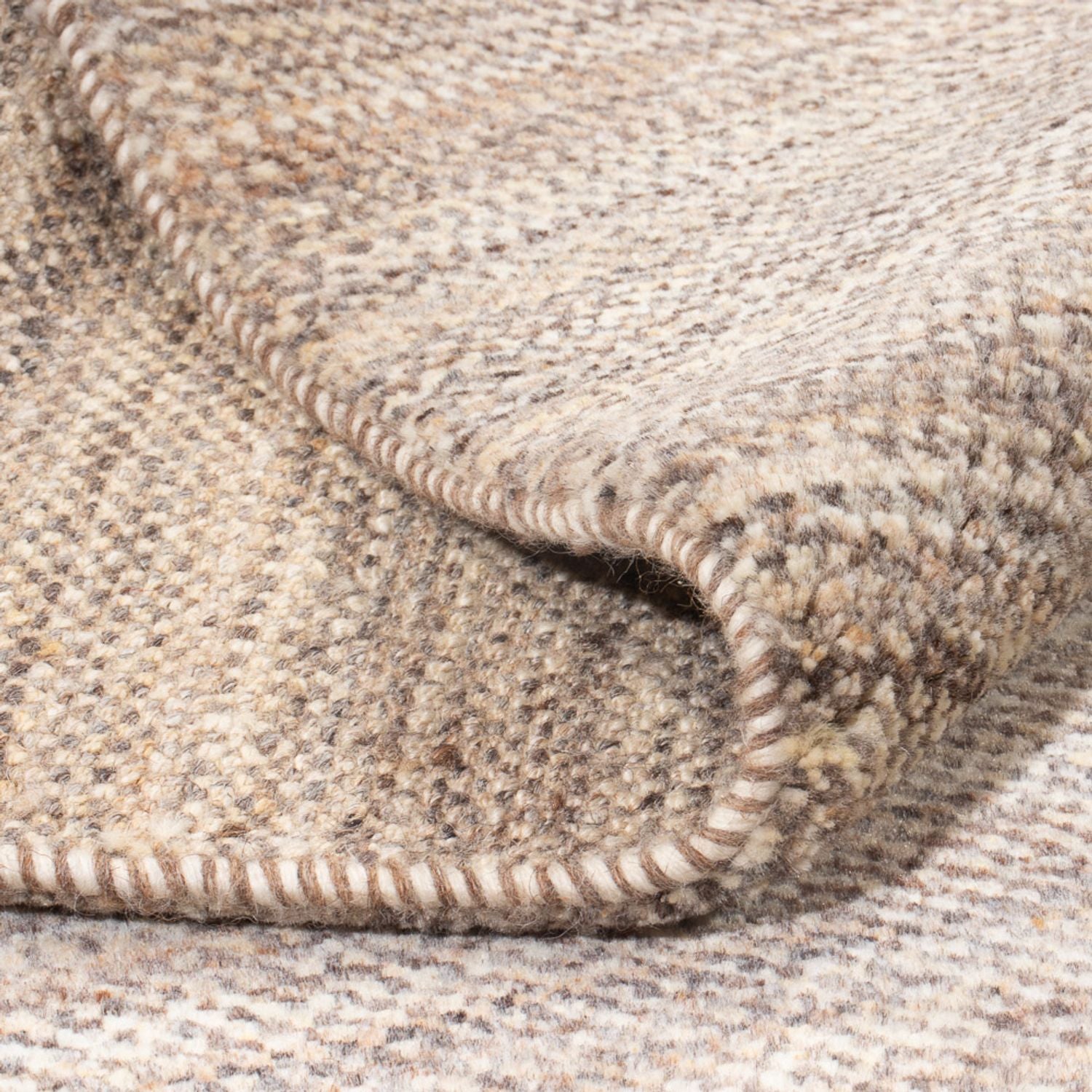 Tappeto Gabbeh - Persero - 194 x 154 cm - beige scuro